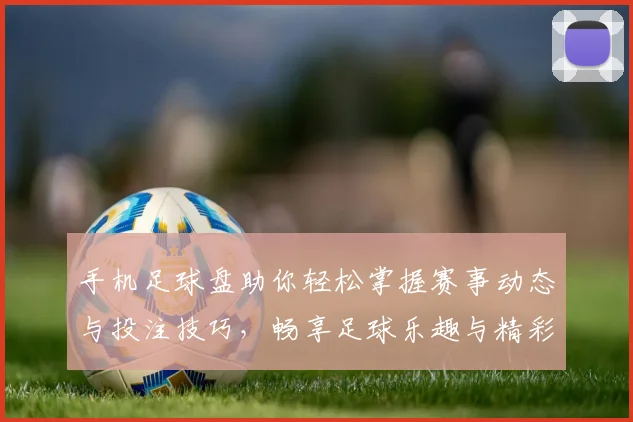 手机足球盘助你轻松掌握赛事动态与投注技巧，畅享足球乐趣与精彩瞬间